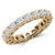 Full Eternity Round Diamond Anniversary Wedding Band Ring in Yellow Gold (MVSAR1008-Y)