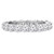 Full Eternity Round Diamond Anniversary Wedding Band Ring in White Gold (MVSAR0010-W)