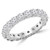Full Eternity Round Diamond Anniversary Wedding Band Ring in White Gold (MVSAR0010-W)