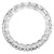 Full Eternity Round Diamond Anniversary Wedding Band Ring in White Gold (MVSAR0010-W)