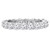 Full Eternity Round Diamond Anniversary Wedding Band Ring in White Gold (MVSAR1010-W)