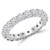Full Eternity Round Diamond Anniversary Wedding Band Ring in White Gold (MVSAR1010-W)