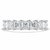 Full Eternity Princess Diamond Anniversary Wedding Band Ring in White Gold (MVSAR1012-W)