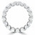 Full Eternity Princess Diamond Anniversary Wedding Band Ring in White Gold (MVSAR1012-W)