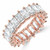 Full Eternity Radiant Diamond Anniversary Wedding Band Ring in Rose Gold (MVSAR1014-R)