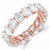 Full Eternity Oval Diamond Anniversary Wedding Band Ring in Rose Gold (MVSAR1015-R)