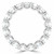 Full Eternity Asscher Diamond Anniversary Wedding Band Ring in White Gold (MVSAR1017-W)