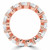 Full Eternity Heart Diamond Anniversary Wedding Band Ring in Rose Gold (MVSAR1019-R)