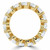 Full Eternity Heart Diamond Anniversary Wedding Band Ring in Yellow Gold (MVSAR1019-Y)