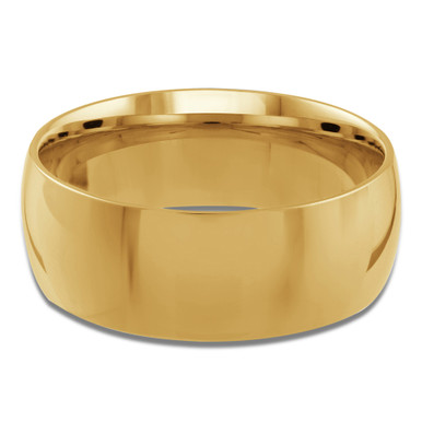 7mm Comfort Fit Classic Mens Wedding Band Ring in Yellow Gold (MD250013)