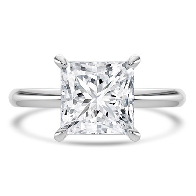 Princess Diamond Solitaire Engagement Ring in White Gold (MVSLG1441-W)