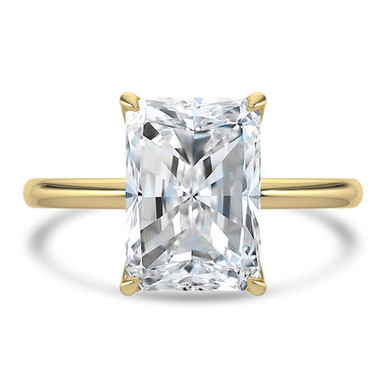 Radiant Diamond Solitaire Engagement Ring in Yellow Gold (MVSLG1434-Y)