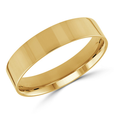 5 MM Classic Womens Wedding Band in Yellow Gold (MDVBC0003-5MM-Y)