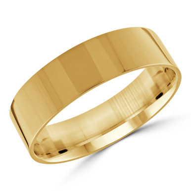 6 MM Classic Womens Wedding Band in Yellow Gold (MDVBC0003-6MM-Y)