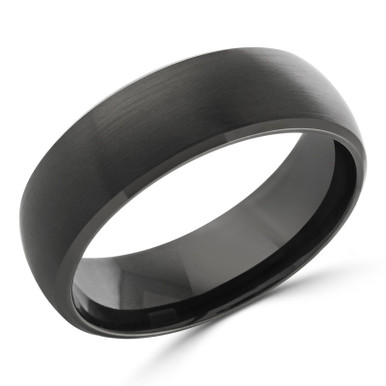 7 MM Alternative Mens Wedding Band in Black Cobalt (MDVBA0008)