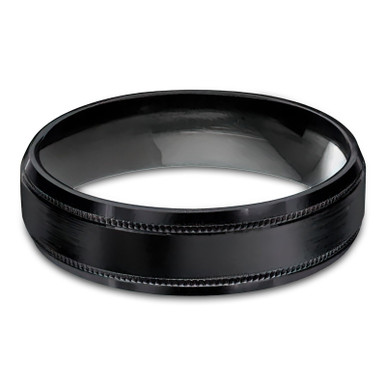 6 MM Alternative Mens Wedding Band in Black Cobalt (MDVBA0009)