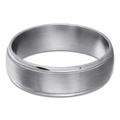 6 MM Alternative Mens Wedding Band in Grey Tantalum (MDVBA0019)
