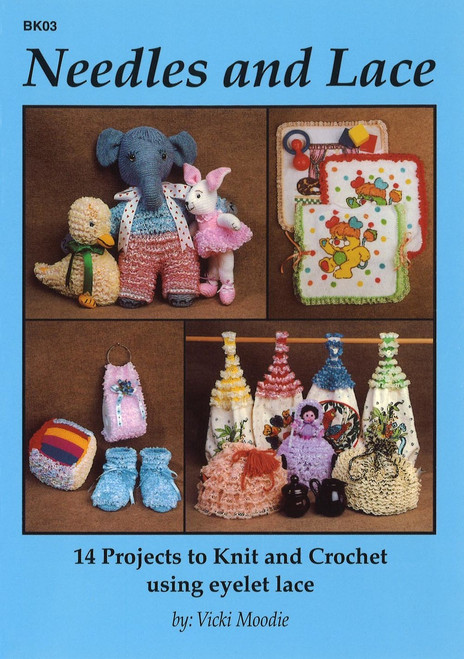Image of Craft Moods book BK03 Needles and Lace by Vicki Moodie.