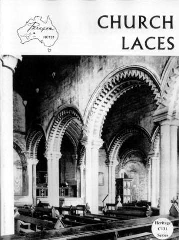 Cover image of Paragon heritage crochet book PARHC131 Church Laces.