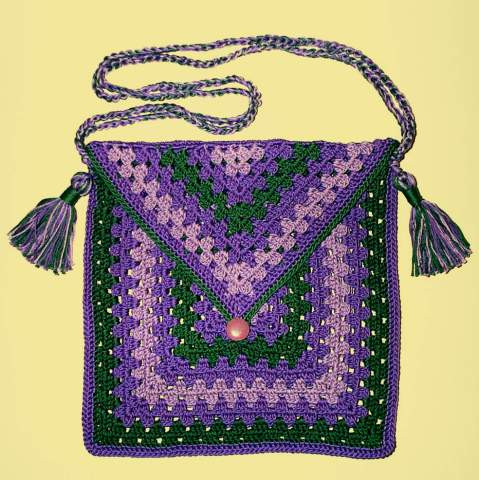 CMPATC029 - Granny Square Shoulder Bag