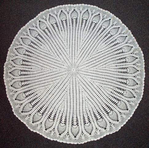 CMPATC043 - Pineapple Circular Shawl