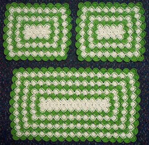 CMPATC044PDF - Two Tone Bavarian Stitch 3 Piece Set