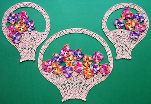 CMPATC015PDF - Pansy Basket 3 Piece Set