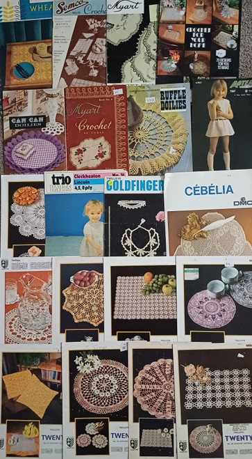 SHBKMIXCRO-01 Second hand books - mixed crochet - bundle 01