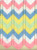 Image of section of finished bunny rug from Craft Moods book BK27 More Knitted outfits for Dolls and Prem Babies, Pattern 24, Bunny Rug.