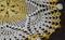 Craft Moods crochet pattern by Vicki Moodie, CMPATC099 crocheted circular fan design jug cover - close up.