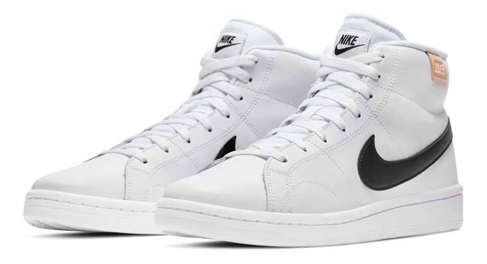 Basketball Shoe Nike Royale Court Mid White Nike Mens Court Royal