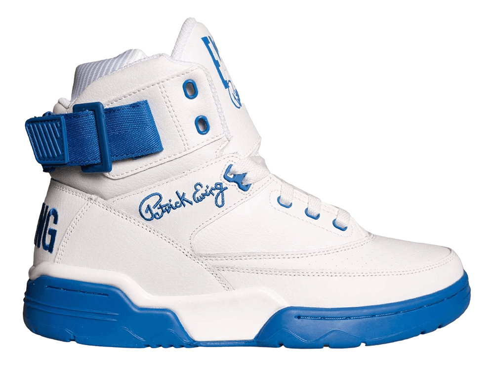 Patrick Ewing 33 Hi Mens Basketball Color: White - Royal MPN