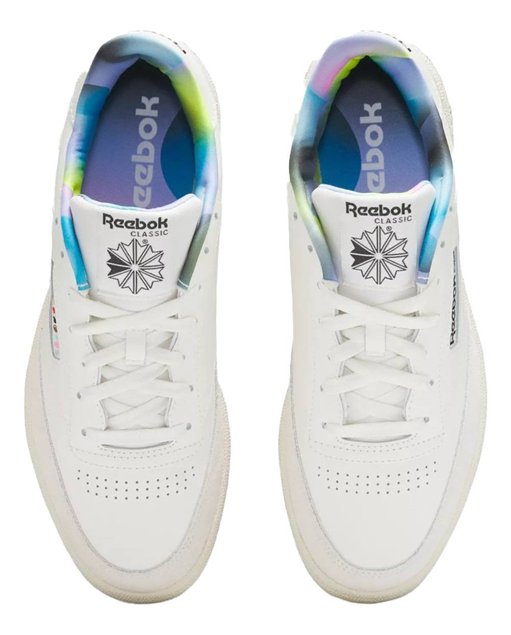 Reebok Club C 85 Mens Fashion Sneakers Color: Chalk Chalk Semi