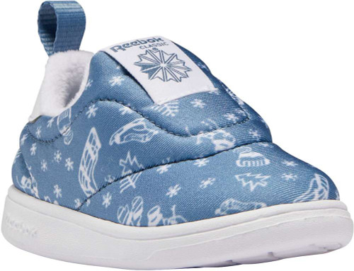 Reebok Club Slip On IV Toddler Boys Category: Fashion Sneakers Color: BlueSlate - BluSlate - White ItemNumber: TG57490