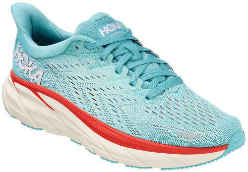 Hoka Clifton 8 Womens Category: Running Color: Aquarelle - Eggshell Blue ItemNumber: W1119394-AEBL