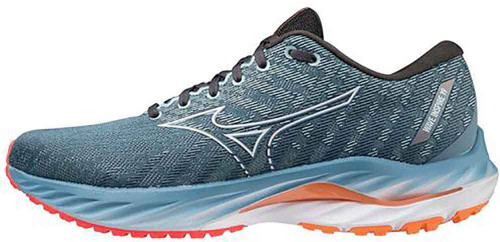 Mizuno Wave Inspire 19 Mens Category: Running Color: Provincial Blue - White ItemNumber: M411395-5B00