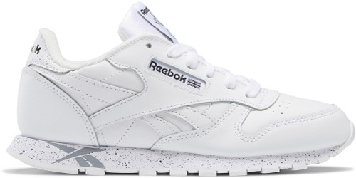 Reebok CL LTHR Boys Category: Fashion Sneakers Color: Footware White - Footware White - Footware White ItemNumber: BGZ4217