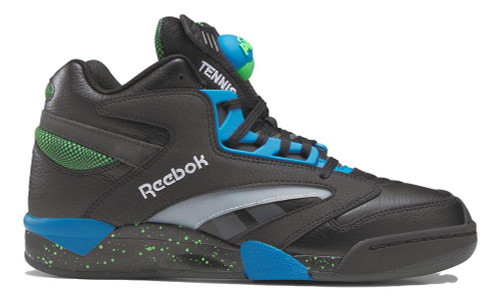 Reebok SHAQ VICTORY PUMP Mens Category: Basketball Color: Core Black - Energy Blue - Solar Lime ItemNumber: MH06491