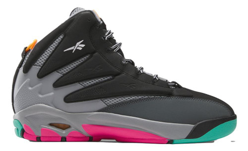 Reebok THE BLAST Mens Category: Basketball Color: Core Black - Laser Pink - Cyber Mint ItemNumber: MIF4765