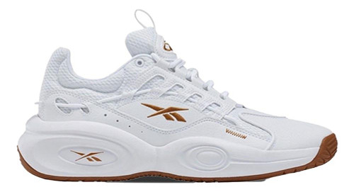 Reebok REEBOK SOLUTION MID Mens Category: Basketball Color: Footwear White - Gold ItemNumber: MIF4787