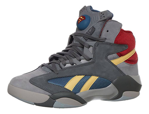 Reebok SHAQ ATTAQ Mens Category: Basketball Color: Alloy - Brave Blue - Rich Magma ItemNumber: MHQ4587
