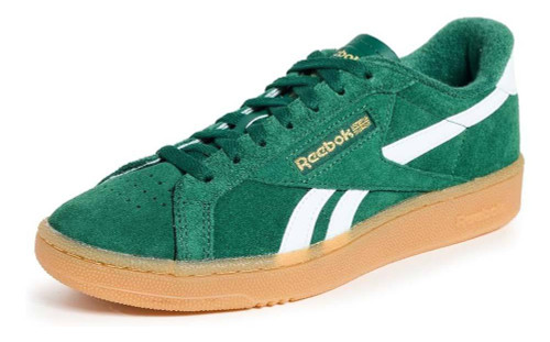 Reebok CLUB C GROUNDS UK Mens Category: Fashion Sneakers Color: Darkgreen - Gum7 - Ftwrwhite ItemNumber: M100206240