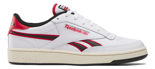 Reebok CLUB C REVENGE Mens Category: Fashion Sneakers Color: White - Vectorred - Black ItemNumber: M100201096