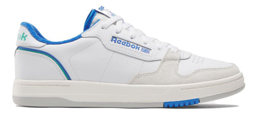 Reebok PHASE COURT Mens Category: Fashion Sneakers Color: White - Chalk - Kineticblue ItemNumber: M100201248