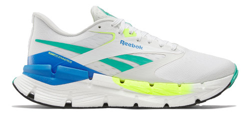 Reebok FLOATZIG SYMMETROS Mens Category: Running Color: White - Unleashedgreen - Kineblue ItemNumber: M100206739