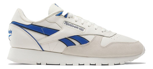 Reebok CLASSIC LEATHER Mens Category: Fashion Sneakers Color: Chalk - Vecblu - Vecnav ItemNumber: M100032759