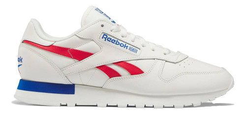 Reebok CLASSIC LEATHER Mens Category: Fashion Sneakers Color: Chalk - Vecred - Vecblu ItemNumber: M100069723