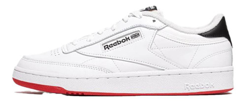 Reebok CLUB C 85 Mens Category: Fashion Sneakers Color: Ftwwht - Chalk - Vecred ItemNumber: M100207058