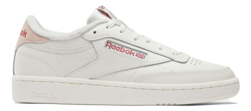 Reebok CLUB C 85 Womens Category: Fashion Sneakers Color: Chalk - Chalk - Pospin ItemNumber: W100033089
