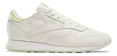 Reebok CLASSIC LEATHER Womens Category: Fashion Sneakers Color: Chalk - Chalk - Citglo ItemNumber: W100033449